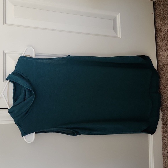 Loft women's long top, sleeveless, size small, blue/green color - Picture 2 of 5